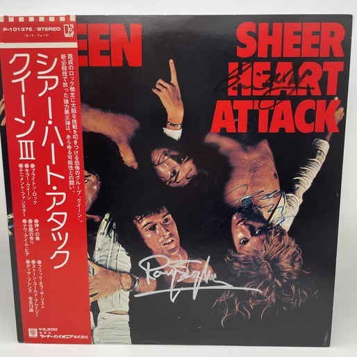  QUEEN メンバー全員直筆サイン帯付 クイーン フレディ マーキュリー ジョン ディーコン ブライアン メイ ロジャー テイラー レコードLP(サイン)｜売買されたオークション情報、yahooの商品情報 その他
