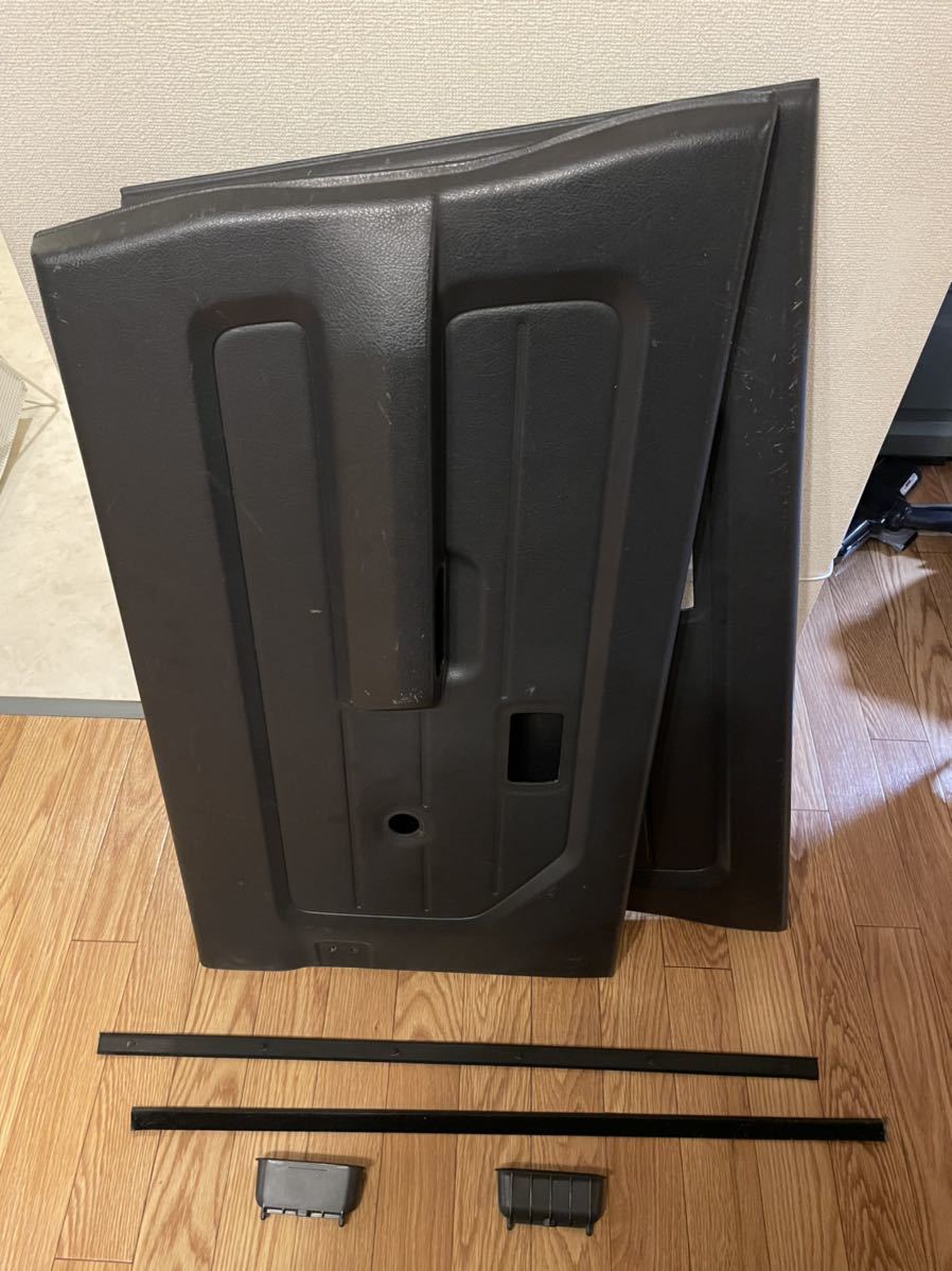 JA22 ジムニードアトリム 内張　左右セット 純正 ジムニーJA22W フロントドア 内張り ドアトリム 左右 グレー