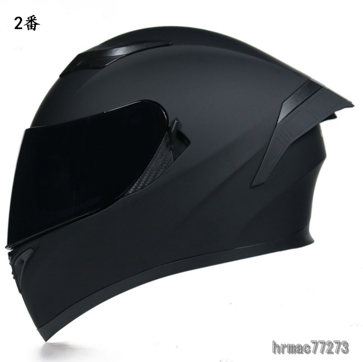 スモークシールド 4色選択可 バイクヘルメット ダブルシールド フル