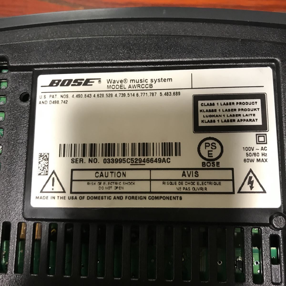 BOSE awrccb Wave AWRCCB Music ミュージック USAV 管理番号964