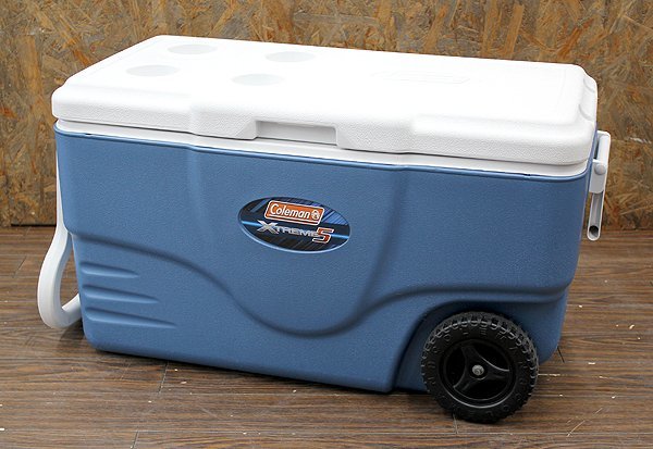 Coleman/コールマン エクストリーム５ ホイールクーラー / 62QT マリーンブルー 容量60リットル クーラーボックス キャンプ アウトドア