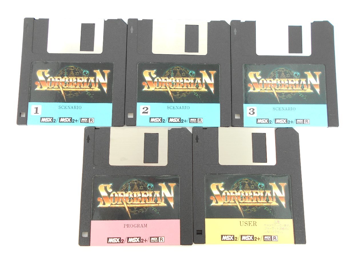 ○MSX2 ソーサリアン SORCERIAN MSX2-120-R-15-60-RPG ファルコム 