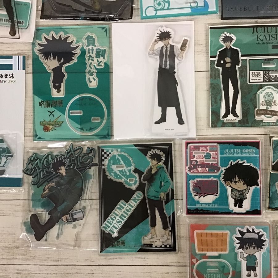 現状 キャラ分け 呪術廻戦 伏黒恵 アクリルスタンド 各種 まとめ売り 極楽湯コラボ モンストコラボ 花見 カンフー 他 計27点の質問一覧