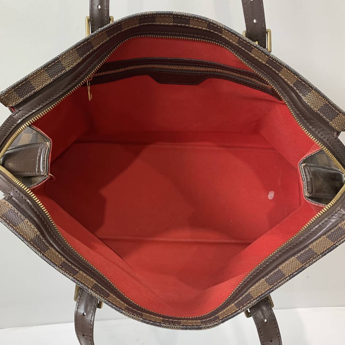 BY50-286) LOUIS VUITTON N51119 ダミエ エベヌ チェルシー トート 