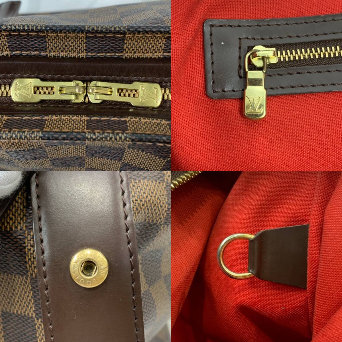 BY50-286) LOUIS VUITTON N51119 ダミエ エベヌ チェルシー トート 