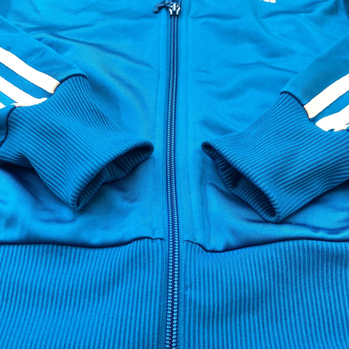 adidas originals トラックジャケット ターコイズブルー 水色 Sサイズ