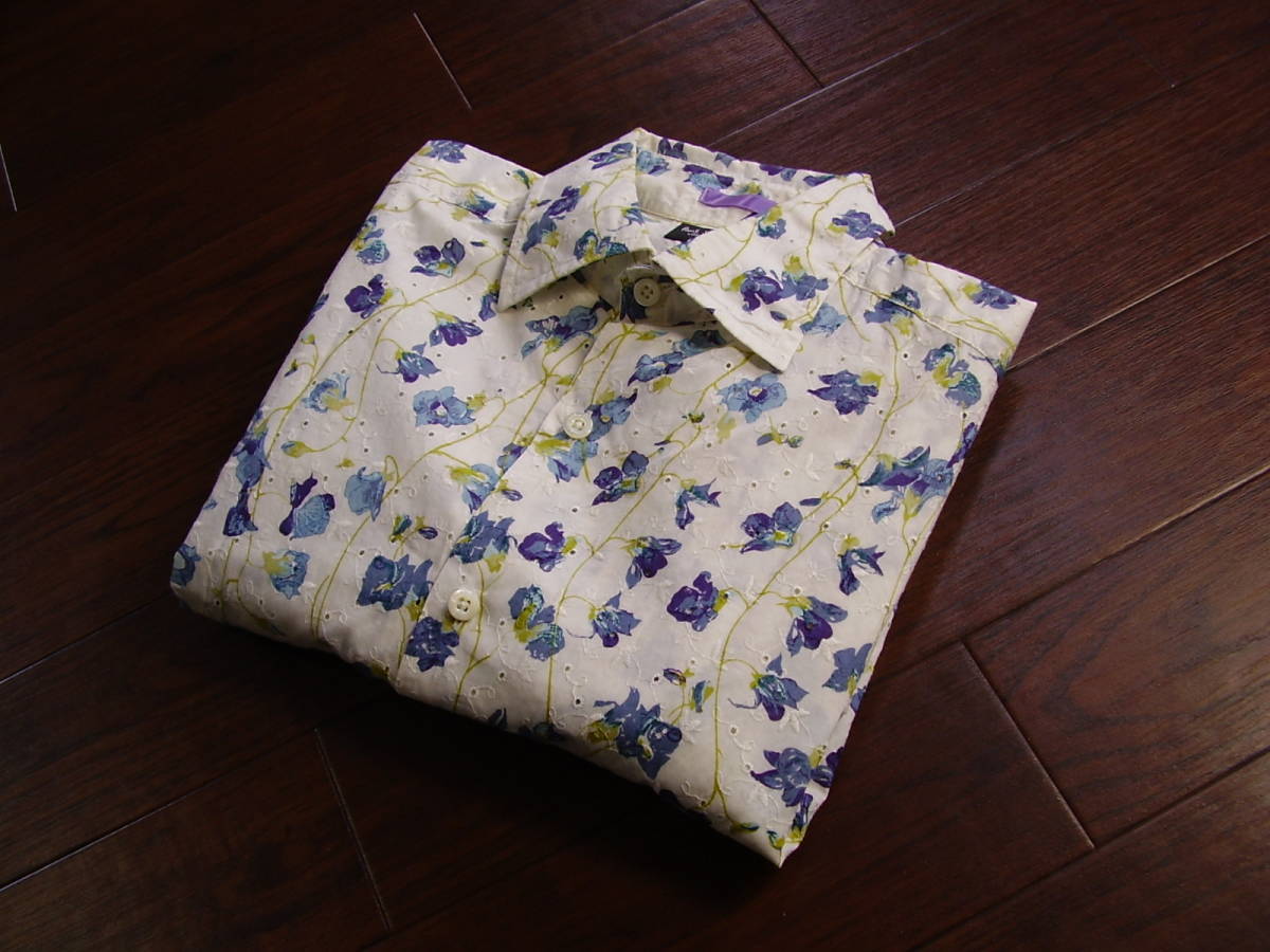 ポールスミス Smith Paul 花柄 KM23 長袖シャツ 極美品⁄Mサイ 花