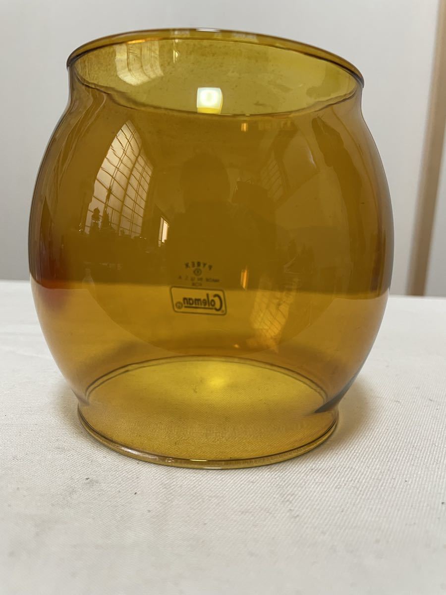 アンバーグローブ希少品!Coleman コールマン PYREX パイレックス アンバーグローブ希少品!Coleman コールマン PYREX パイレックス