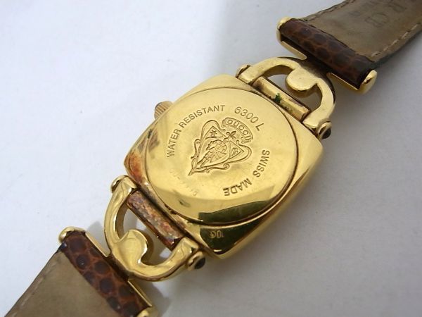 グッチ 6300L 腕時計 KUT 0 クォーツ腕時計 1円 GUCCI グッチ 6300L