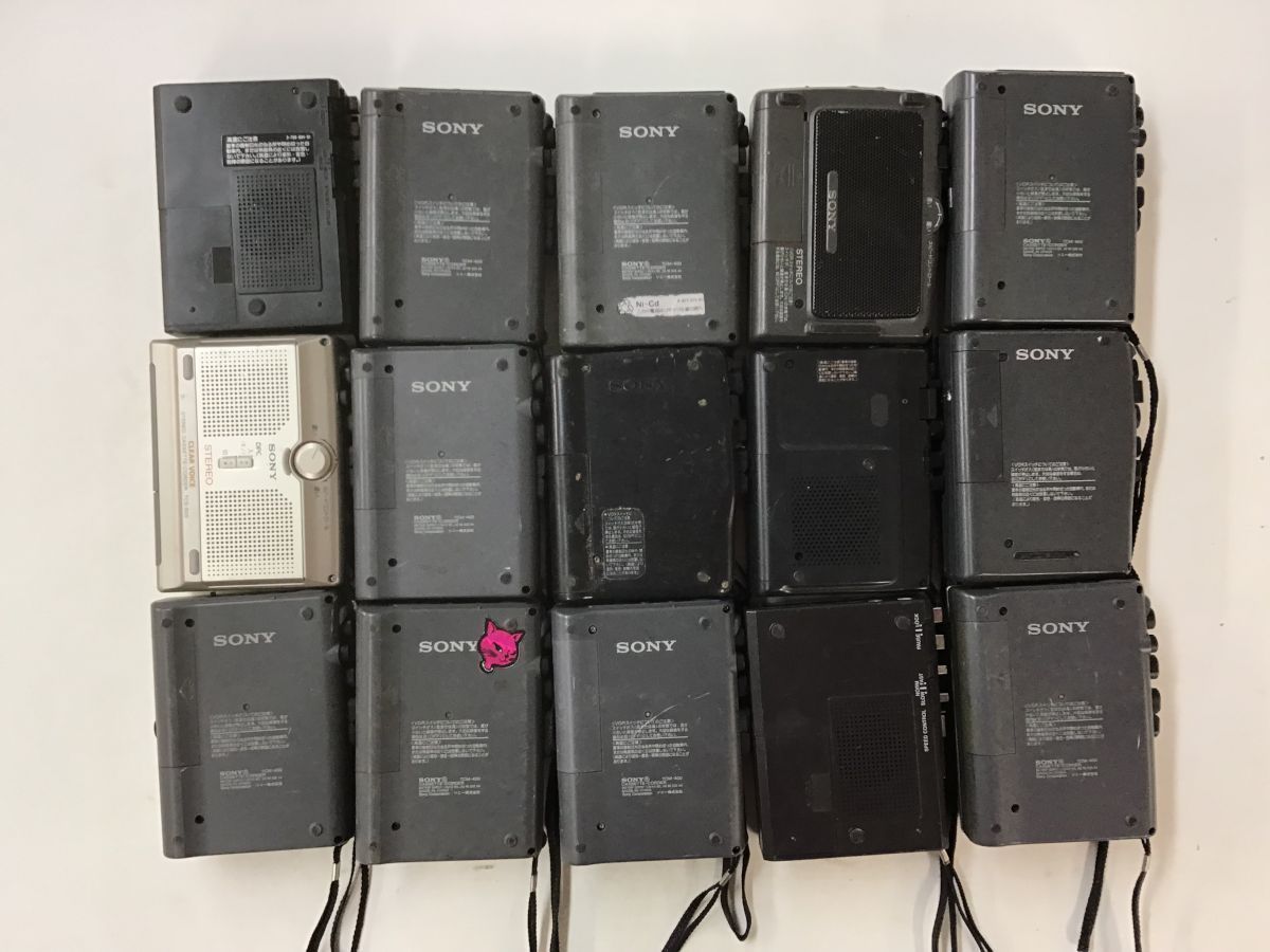 SONY TCM-400 TCM-55 ソニー 他 ポータブルカセットプレーヤー 22点
