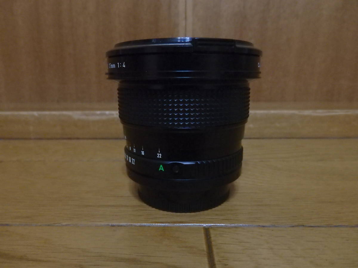 超美品 CANON キヤノン FD 17mm F4 FDマウント 広角単焦点 付属品付 