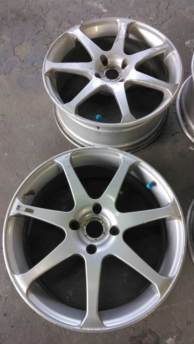 AVS MODEL7 18インチ 4穴 アルミホイール7,5J 114,3-4 オフセット45 