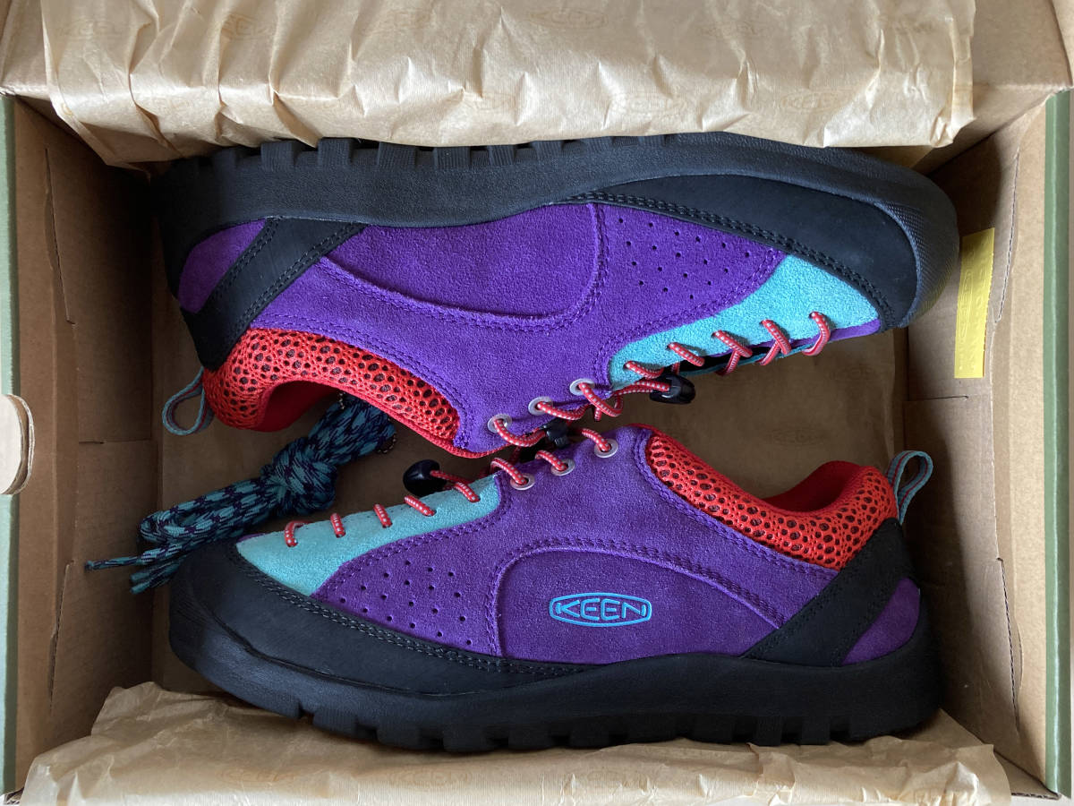 KEEN JASPER キーン PURPLE&frasl;BLACK PAISLEY メンズスニーカー 27cm 紫 キーン ジャスパー KEEN JASPER ROCKS SP GRAPE ROYAL/JEFFERSON US9/27cm 1020711