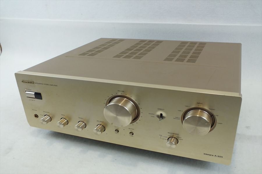 A-925 Integra オンキョー ONKYO プリメインアンプ 音 from インテグラ