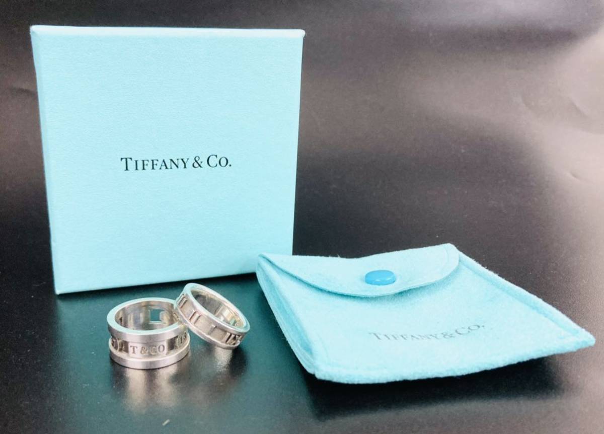 TIFFANY&Co. ティファニー シルバーリング アトラスリング エレメント