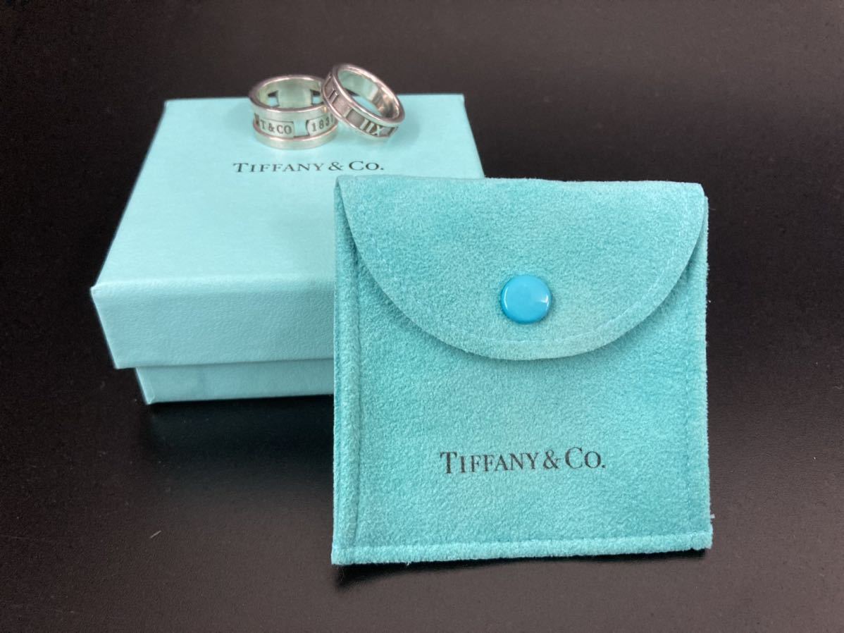 TIFFANY&Co. ティファニー シルバーリング アトラスリング エレメント
