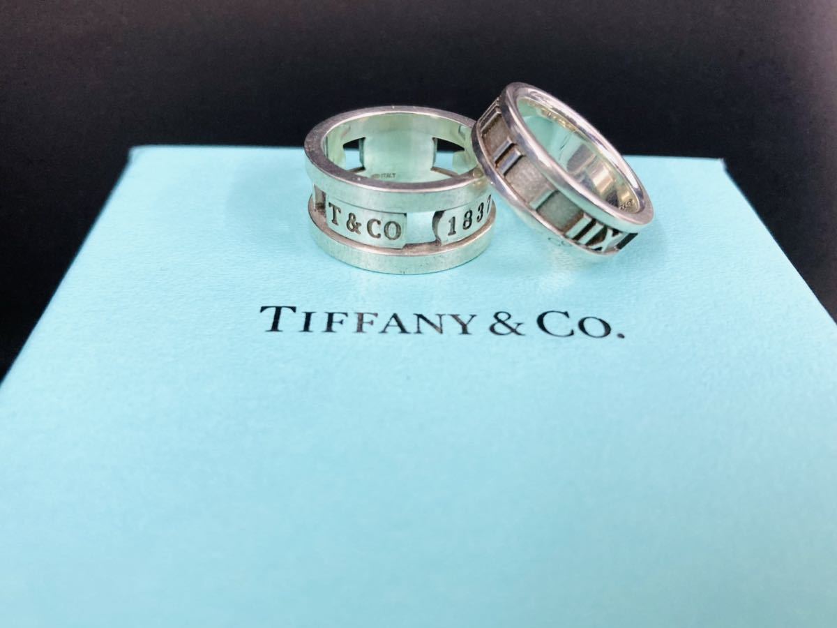 TIFFANY&Co. ティファニー シルバーリング アトラスリング エレメント