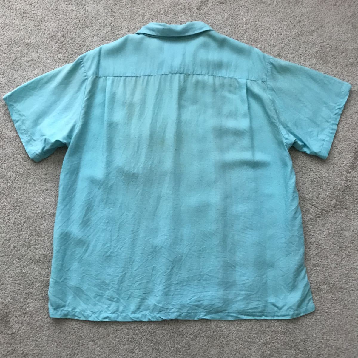 80s 金タグ CREAM SODA クリームソーダ ループ留め オープンカラー  