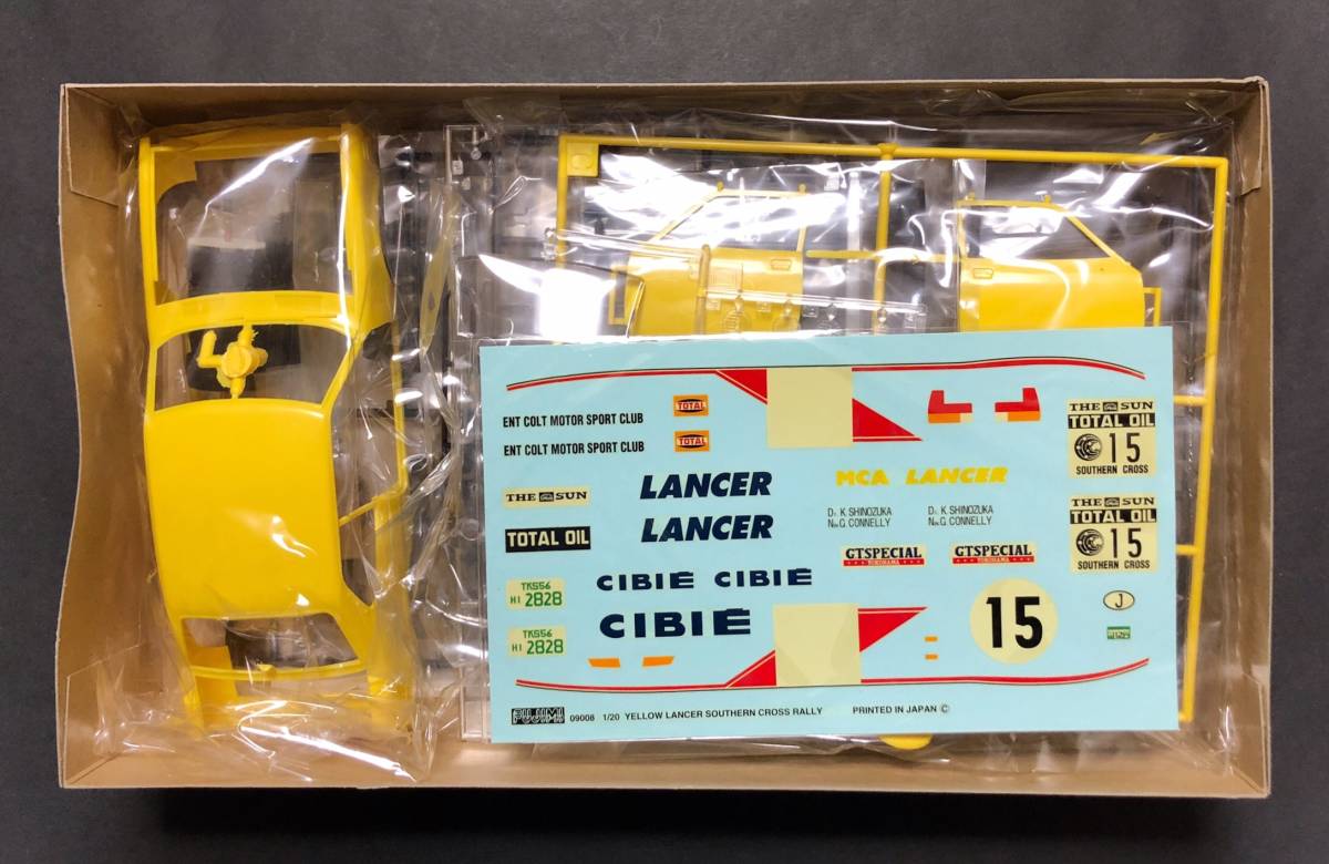 中古絶版模型堂 フジミ 1/20 ランサー1600GSR 1975年サザンクロス 
