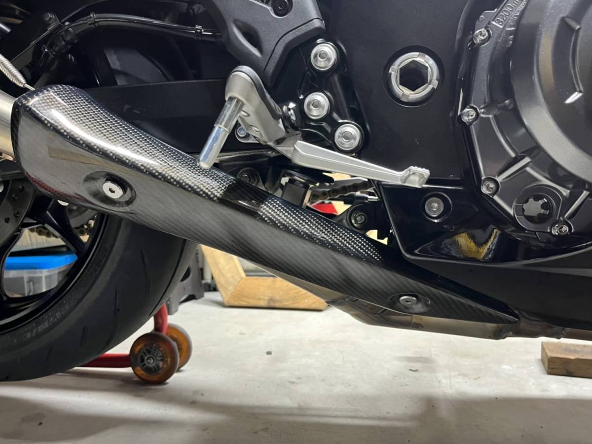 21 隼 ショートカーボンヒートガード マフラーカバー マフラー本体 社外 売買されたオークション情報 Yahooの商品情報をアーカイブ公開 オークファン Aucfan Com