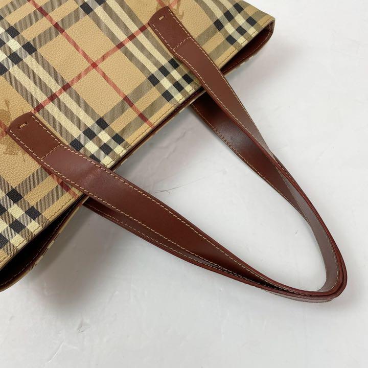 未使用級】Burberry バーバリー ハンドバッグ トートバッグ ノバ