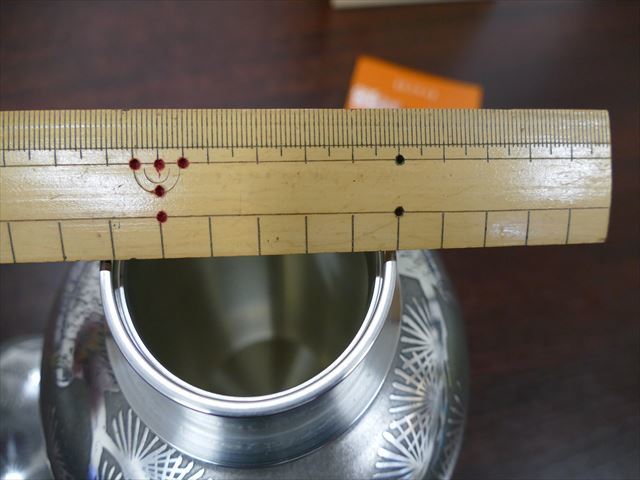 煎茶道具 錫製 茶入 茶壷 乾茂號造 中国古玩 間 時代 茶壺