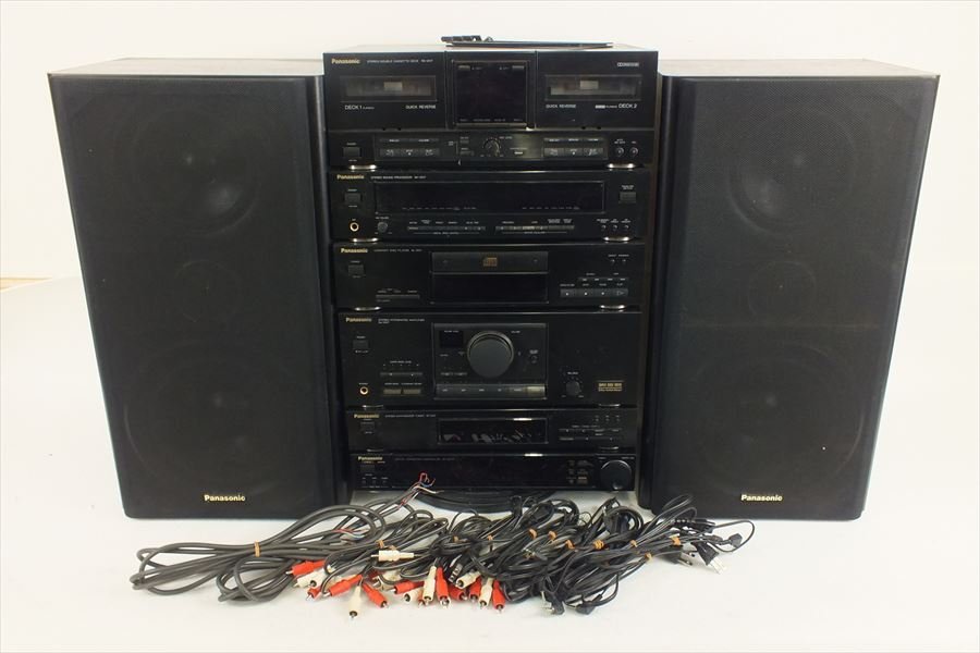 ◆ Panasonic SH-DN7N ST-DN7 SU-DN7 SL-DN7 SH-DN7 RS-DN7 SB-DN7 システムコンポ 中古現状品 220509G3289 SH-DN7N Panasonic ST-DN7 G スピーカーセット SB-DN7&frasl;SH-DN7&frasl;SU-DN7&frasl;SL