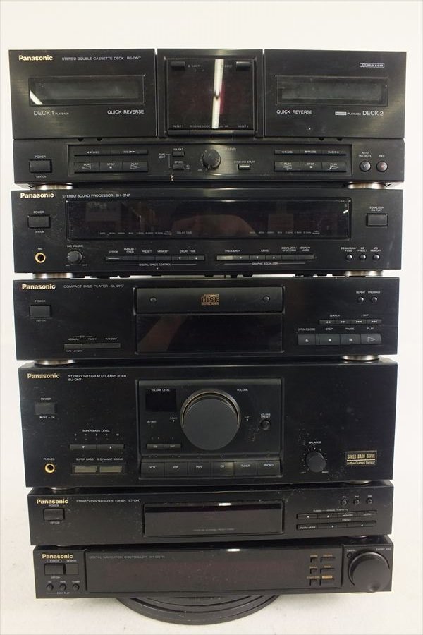 ◆ Panasonic SH-DN7N ST-DN7 SU-DN7 SL-DN7 SH-DN7 RS-DN7 SB-DN7 システムコンポ 中古現状品 220509G3289 SH-DN7N Panasonic ST-DN7 G スピーカーセット SB-DN7&frasl;SH-DN7&frasl;SU-DN7&frasl;SL