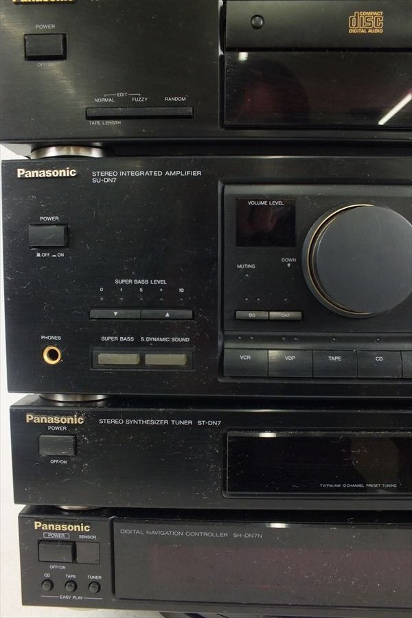 ◆ Panasonic SH-DN7N ST-DN7 SU-DN7 SL-DN7 SH-DN7 RS-DN7 SB-DN7 システムコンポ 中古現状品 220509G3289 SH-DN7N Panasonic ST-DN7 G スピーカーセット SB-DN7&frasl;SH-DN7&frasl;SU-DN7&frasl;SL