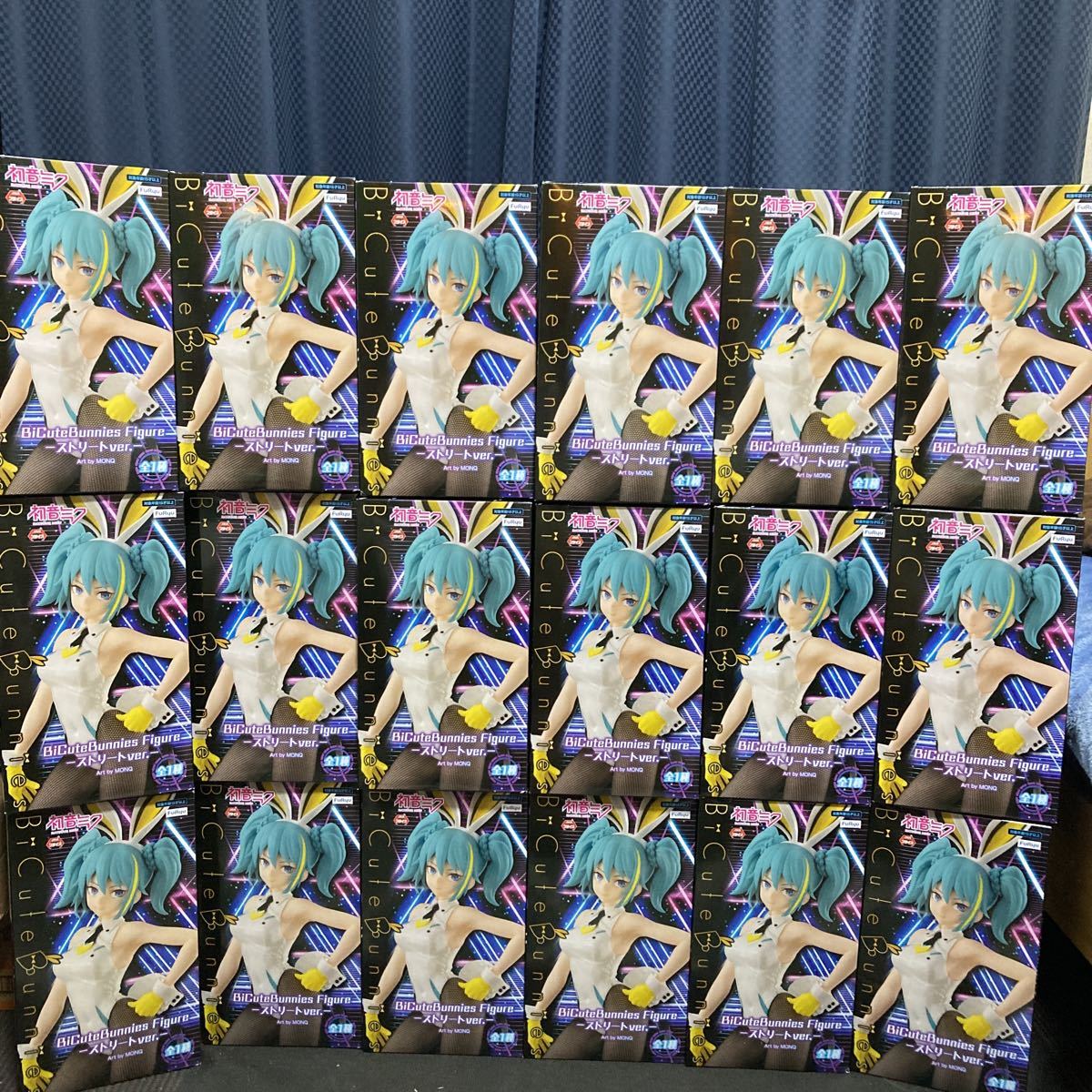初音ミク フィギュア バニー プライズ Bunnies まとめ売り BiCute 