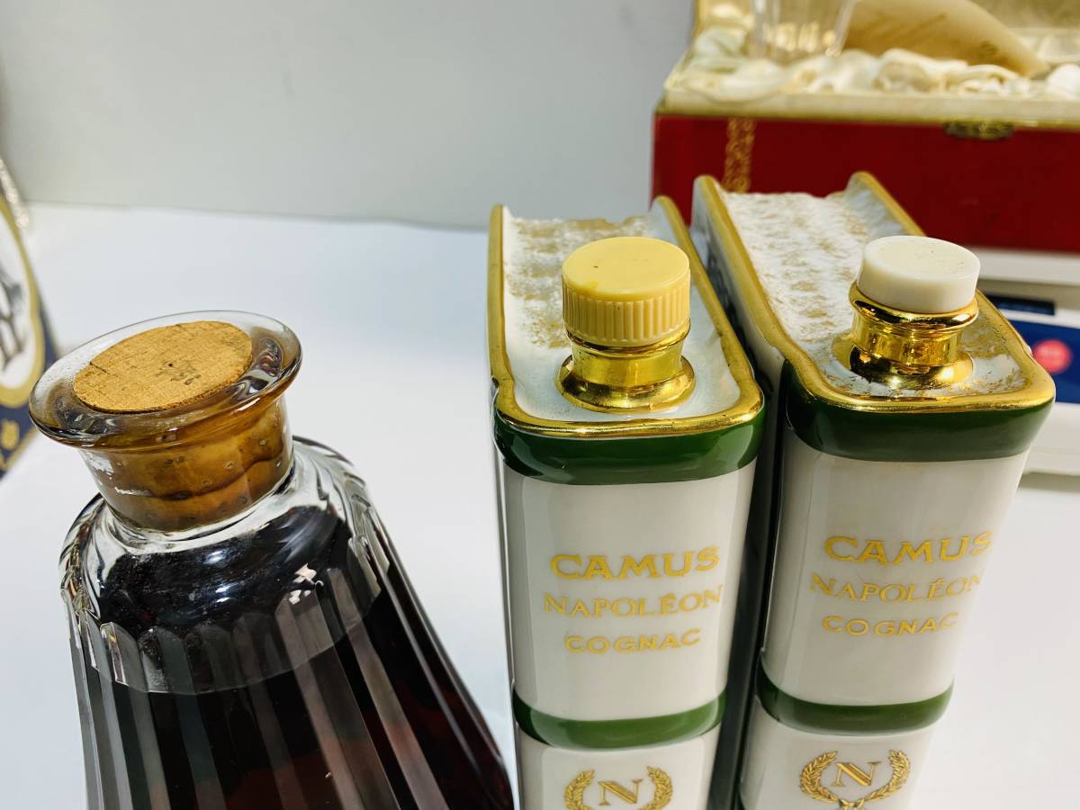 1円スタート カミュ CAMUS バカラボトル 宝箱 ナポレオン ブック