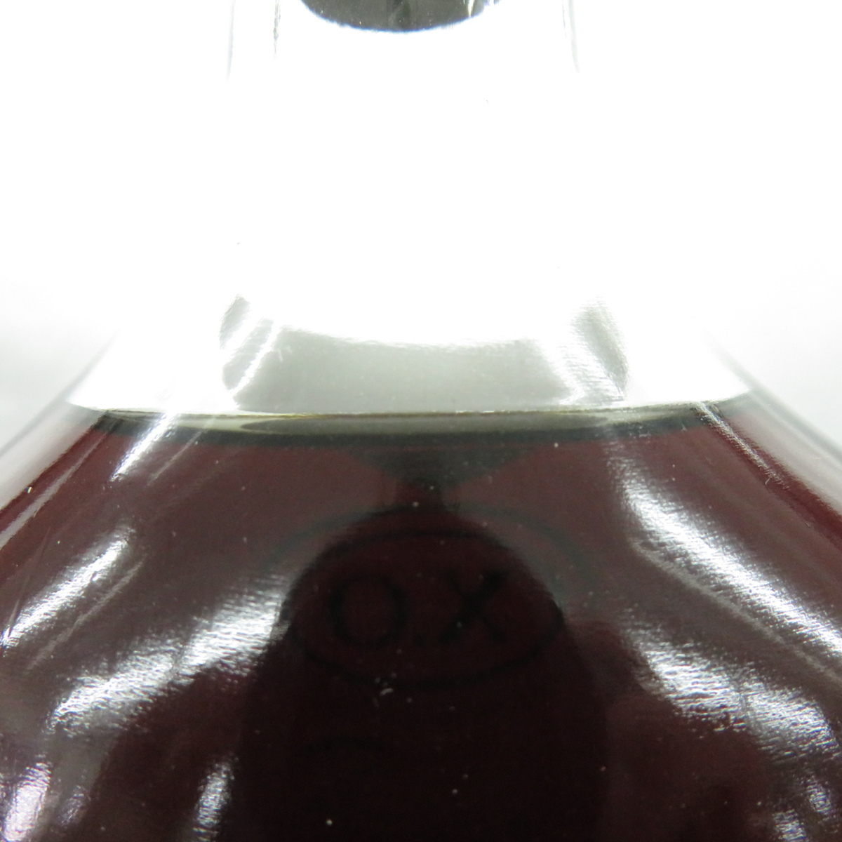 未開栓】Hennessy ヘネシー XO 金キャップ クリアボトル ブランデー