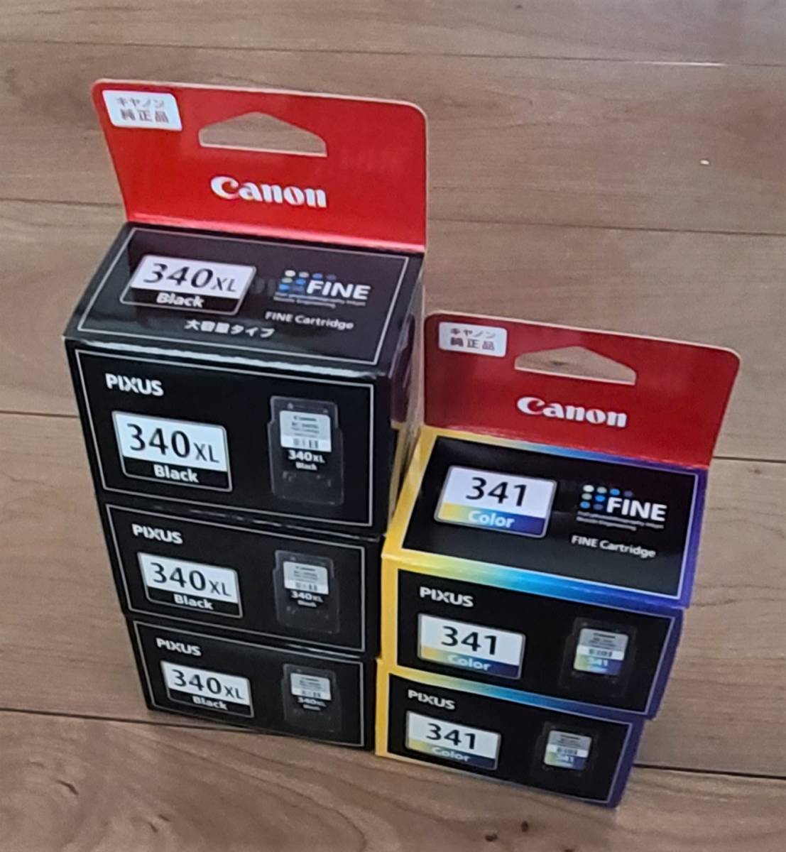 Canon】純正インク PIXUS 2個セット BC-340、BC-341