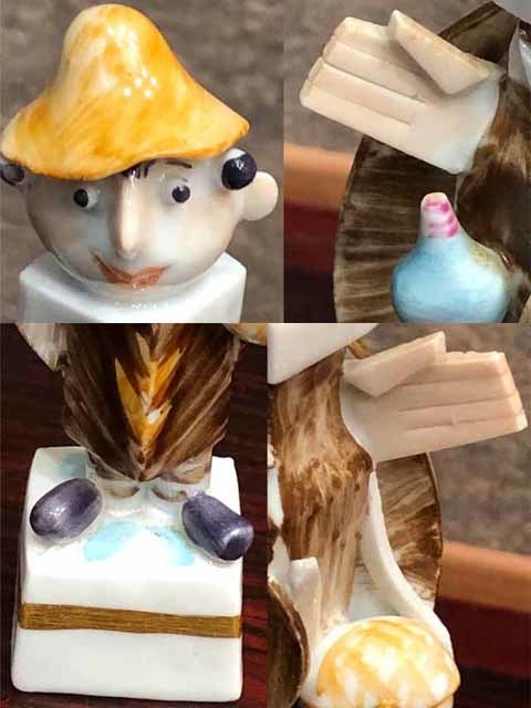 マイセン(Meissen)陶器人形/90030/81831ドンキホーテ・81832 サンチョ 