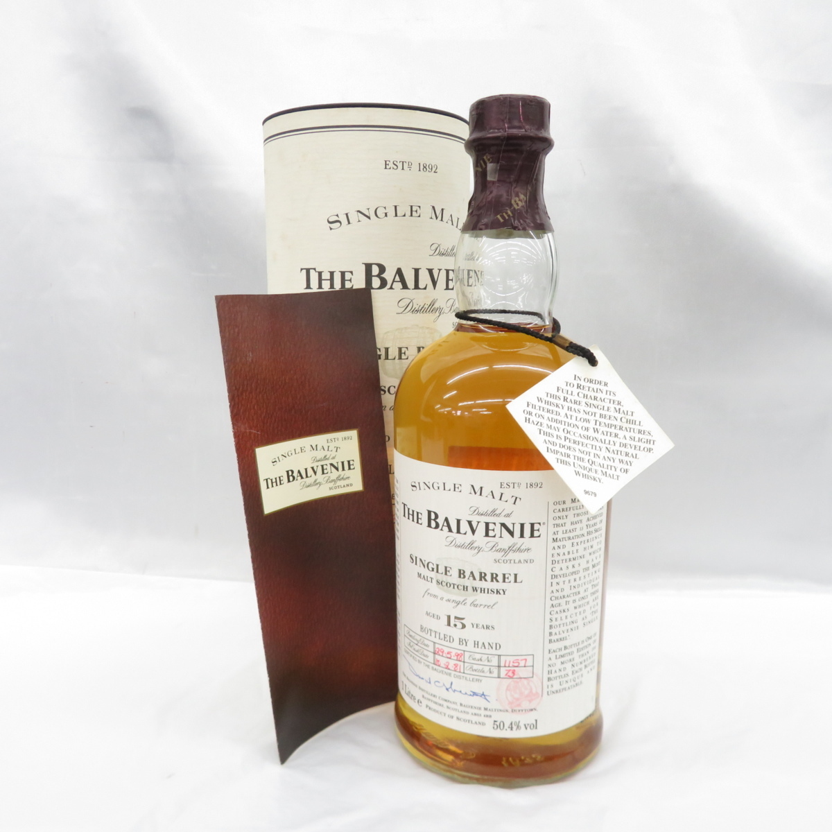 得価，100%新品 未開栓 The Balvenie ザ バルヴェニー 15年 シングルバレル 1981-1998 ウイスキー 1000ml 50.4% 箱/冊子あり 11002648(ハイランド)｜売買されたオークション情報、yahooの商品情報をアーカイブ公開 - オーク シングルモルト