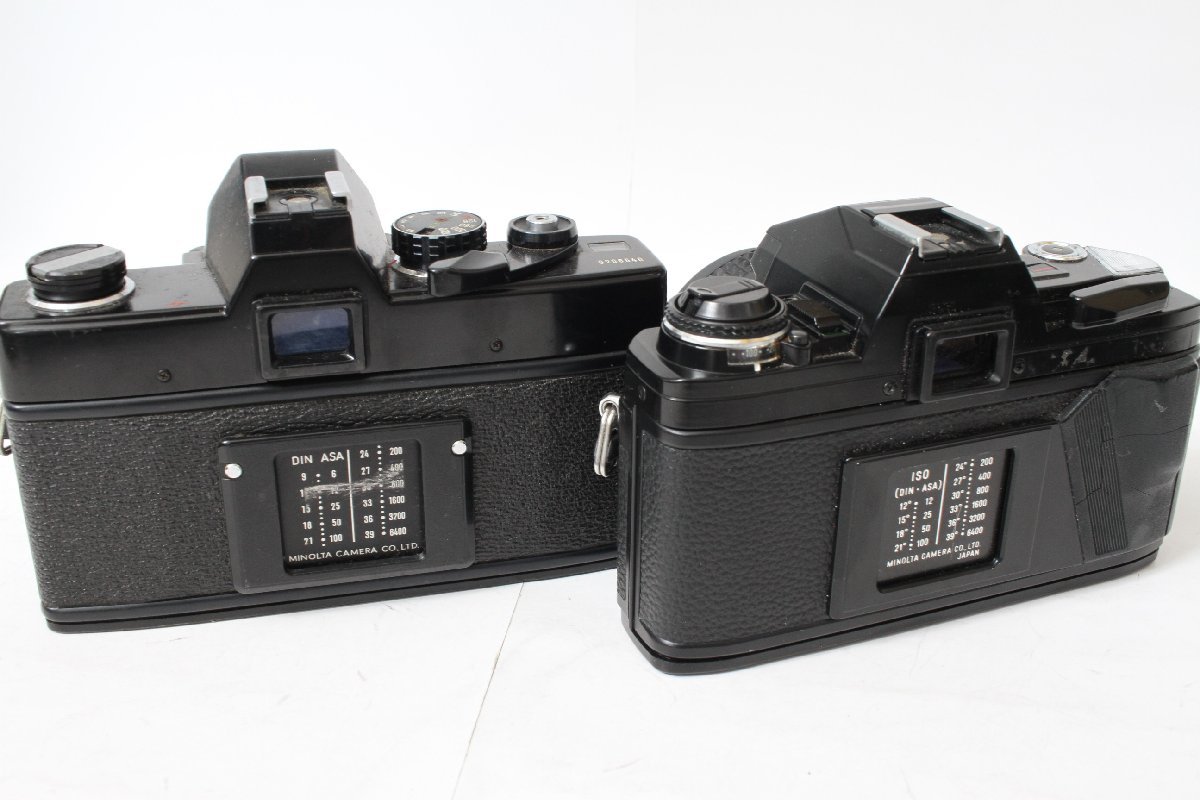 ☆1円～ジャンク品☆MINOLTA・ミノルタX-7ボディ等5台＆レンズ2本