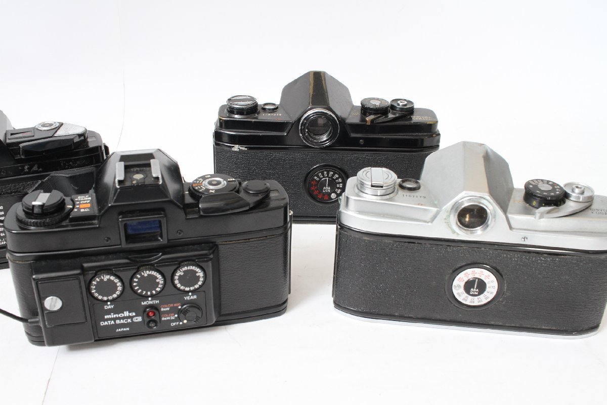 ☆1円～ジャンク品☆MINOLTA・ミノルタX-7ボディ等5台＆レンズ2本
