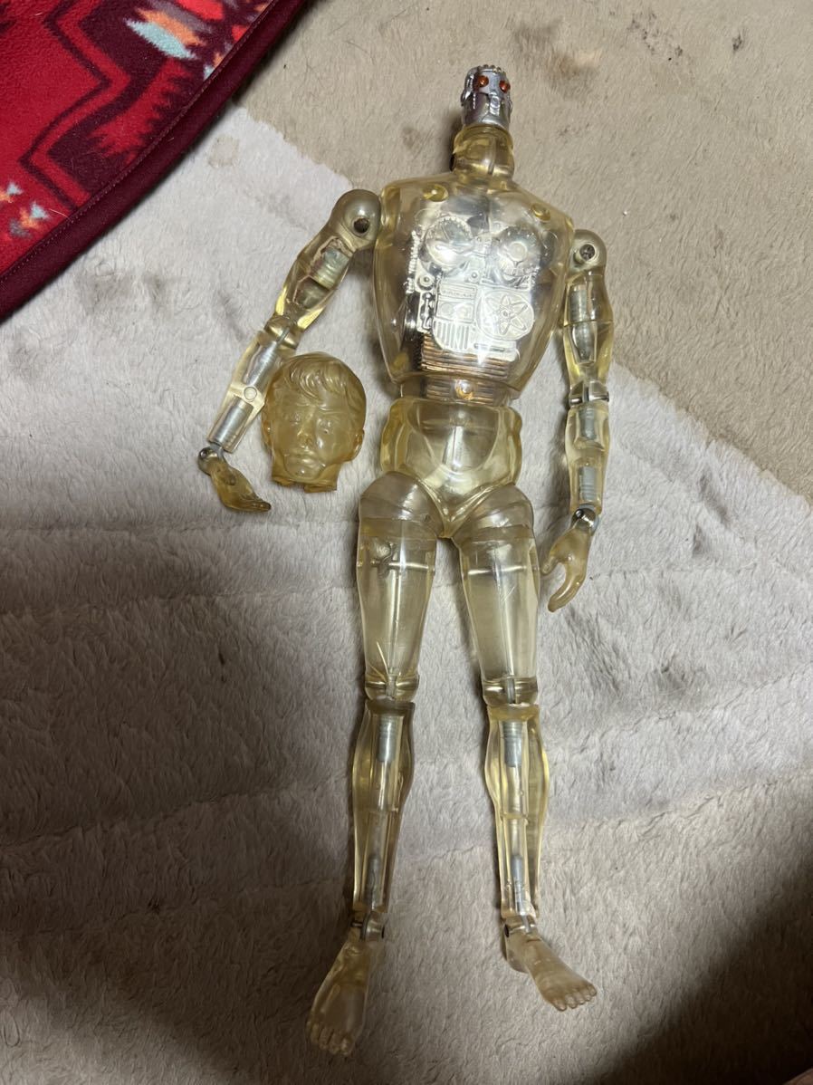 変身サイボーグ 当時物 旧タカラ ミクロマン 昭和 レトロ ソフビ gi