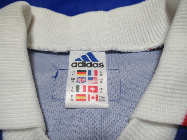正規品】 フランス代表 1998年 ホーム用 半袖 XLサイズ フランス