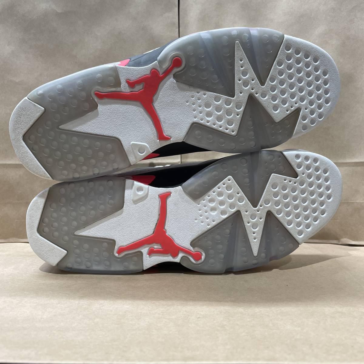 美品】 US9.5 27.5cm NIKE AIR JORDAN 6 RETRO LOW 304401-123 WHITE  