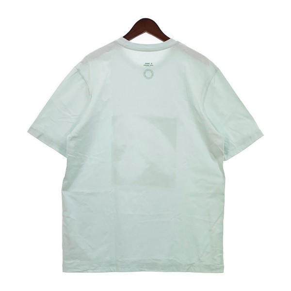 &frasl; OAMC | JKPT Keys 2021S&frasl;S』 OAMC オーエーエムシー mushroom print cotton T-shirt きのこ プリント Tシャツ 半袖 ネコポス可 メンズ Lサイズ カットソー DM4681■