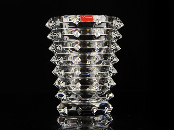 魁】本物保証 Baccarat バカラ フラワーベース アルルカン 花瓶 高さ