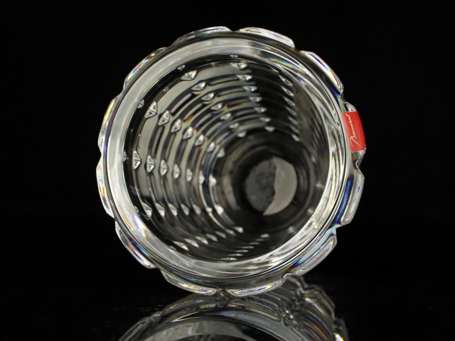 魁】本物保証 Baccarat バカラ フラワーベース アルルカン 花瓶 高さ