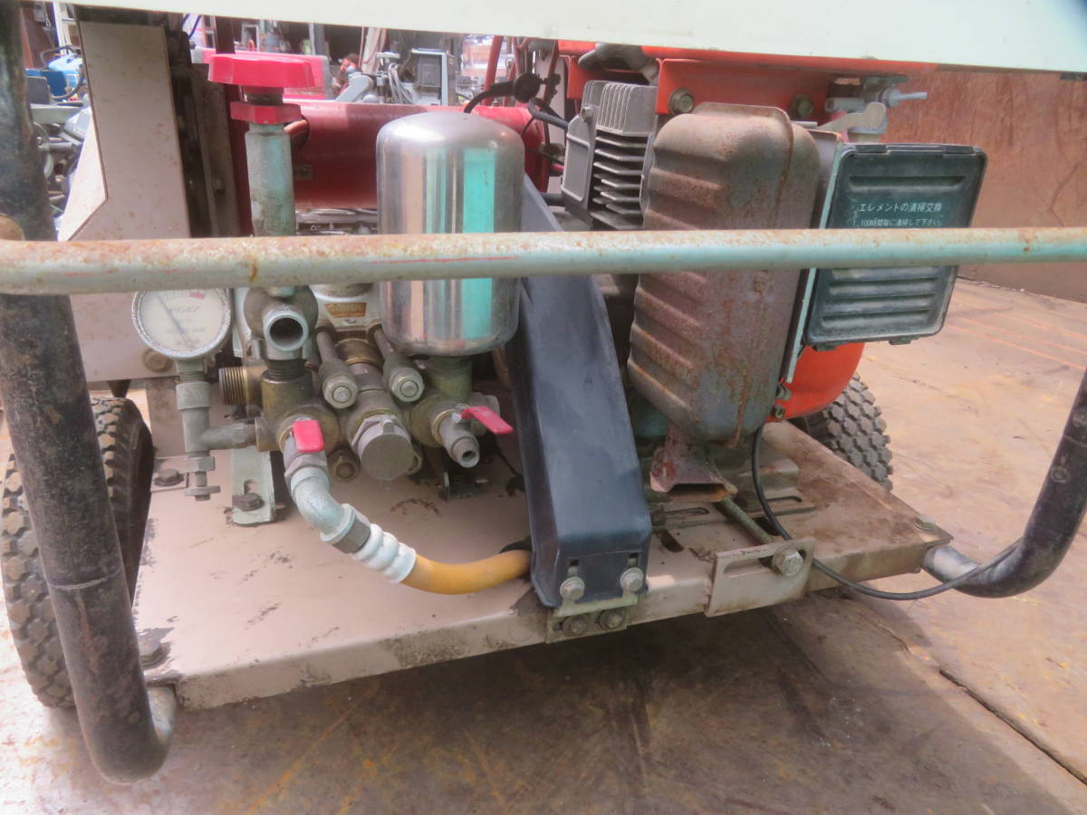 長崎発　オリンピア工業(株)　自走式動噴　リモコン動噴　RN3-550S1 中古品　実動　ガソリンエンジンGH280-GS　　　 オリンピア 中古 自走式動力噴霧機 TR3-551K – 農キング