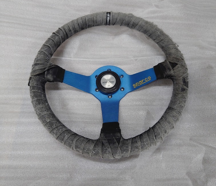 スパルコ ステアリング sparco 青 ステアリングホイール SPARCO Yahoo