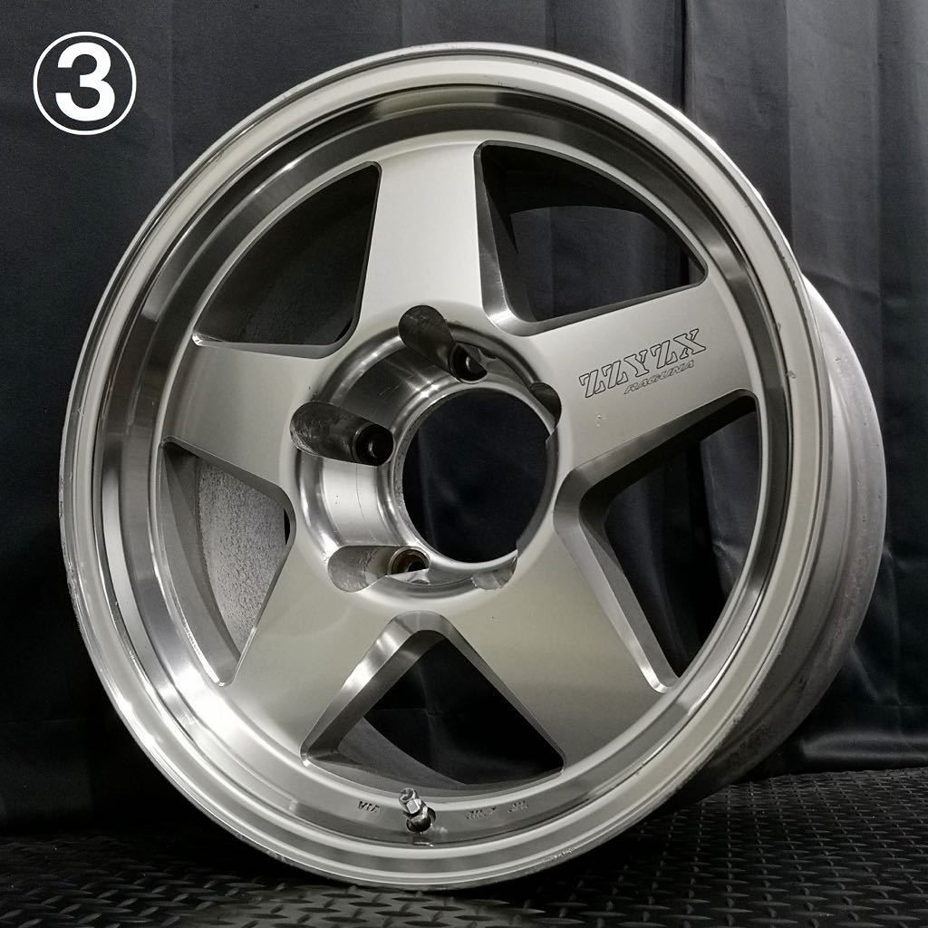8.5J -7 5H 150☆RAGUNA ZZYZX OX 17インチ 4本 №220524-2 ランクル70 