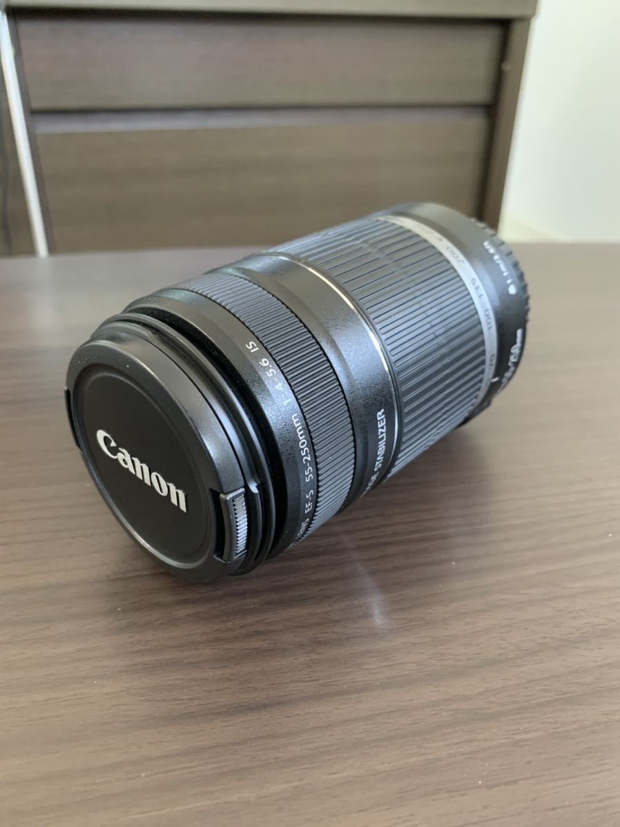 本物保証，新品 1円スタート Canon Lens EF-S 55-250mm 1:4-5.6 image stabilizer ZOOM LENS ズーム レンズ キャノン(キヤノン)｜売買されたオークション情報、yahooの商品情報をアーカイブ公開 - オークファン キヤノン