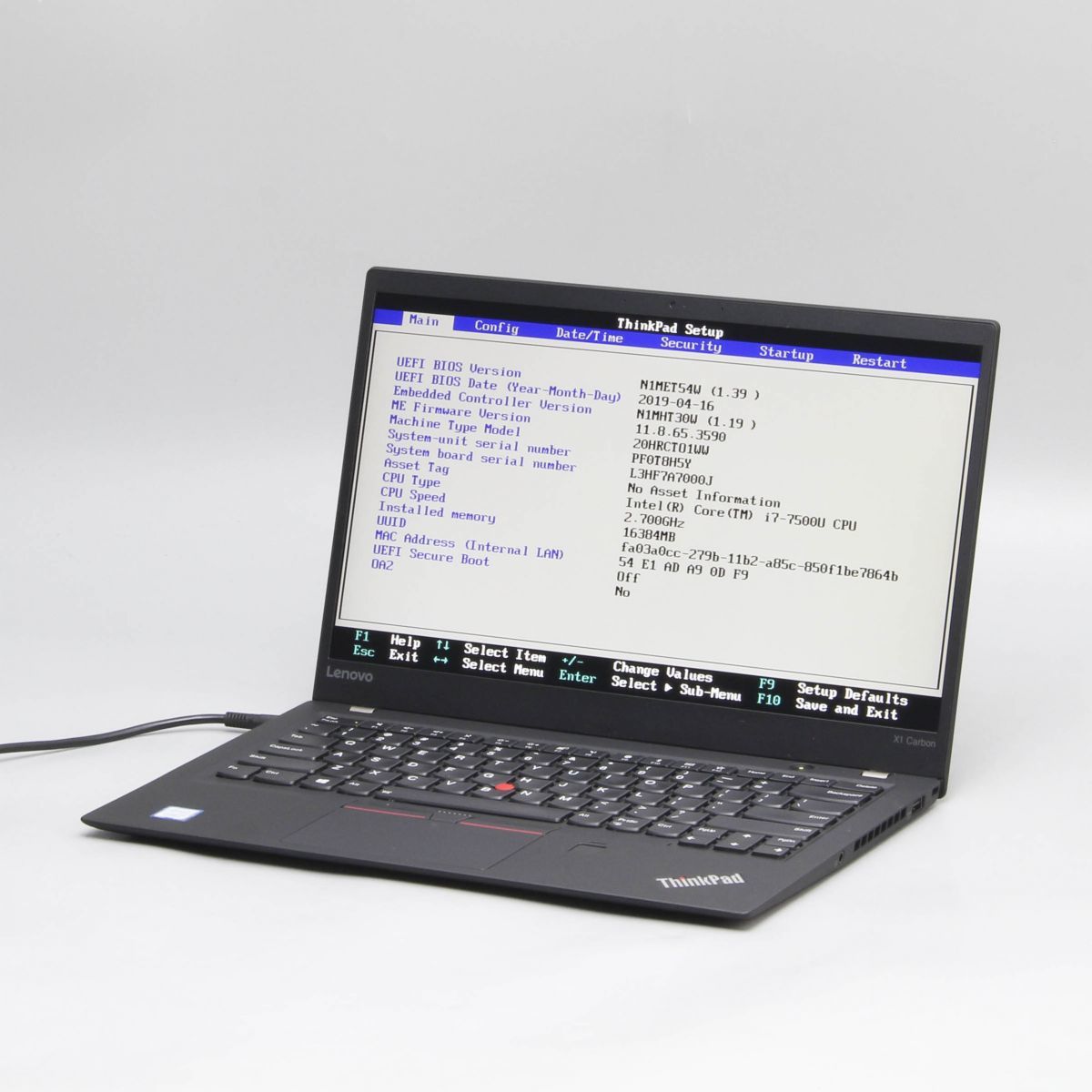 得価，爆買い 1円スタート Lenovo ThinkPad X1 Carbon Core i7 7500U 2.7GHz 16GB SSDなし ジャンク 保証なし(14インチ～)｜売買されたオークション情報、yahooの商品情報をアーカイブ公開 - オークファン レノボ