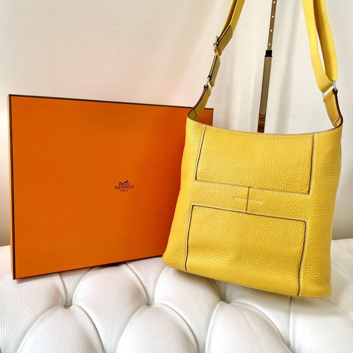 ◇極美品◇USED◇HERMES エルメス グッドニュース PM ショルダー 