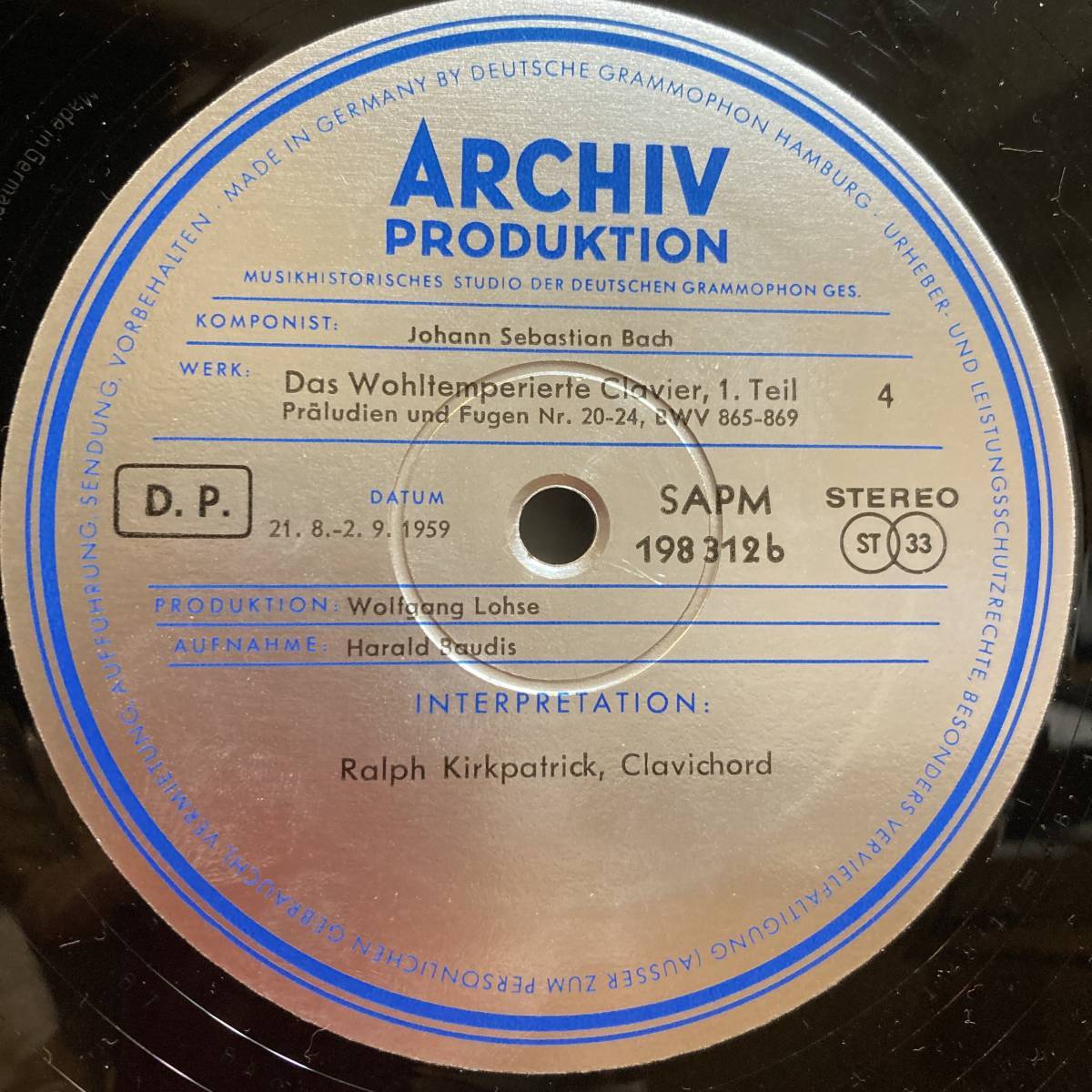 : 平均律クラヴィーア曲集 2026年最新Yahoo!オークション 第 -バッハ LP ミュージック カークパトリックのバッハ&frasl;平均律クラヴィーア曲集第1巻 レコード - | J.S.バッハ カークパトリック -平均律クラヴィーア曲集(レコード)の クラシックLP バッハ：平均律クラヴィーア曲集（全曲）: